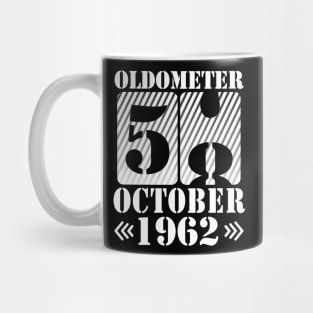 Oldometer 58 Years Old Was Born In October 1962 Happy Birthday To Me You Father Mother Son Daughter Mug